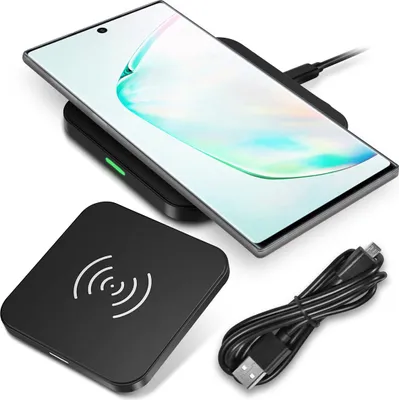 Produktbild von QI Wireless Ladegerät für Samsung Galaxy Note 10 Plus Kabellos Induktives Laden