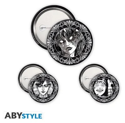 Produktbild von Junji Ito Ansteck-Buttons - Collection (1) 3er-Pack