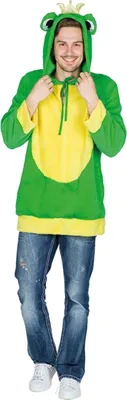 Produktbild von Frosch Kröte Froschkostüm Frog Märchen Karneval Herren Kostüm 52-54