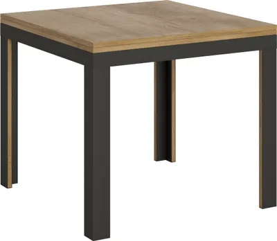 Produktbild von ITAMOBY - Ausziehtisch 90/180x90 cm Linea Libra Eiche Natur Gestell in Anthrazit