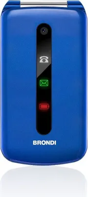 Zdjęcie produktu dla Brondi President 7,62 cm (3 cale) 130 g Niebieski telefon komórkowy