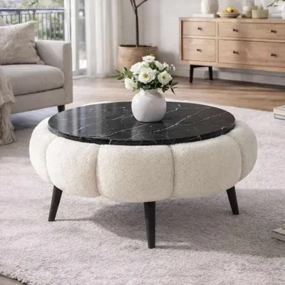 Produktbild von Hanah Home, Nesting Tisch (3 Teile) Sapphire Eiche | 100% Melamin | 100% WELLSOFT