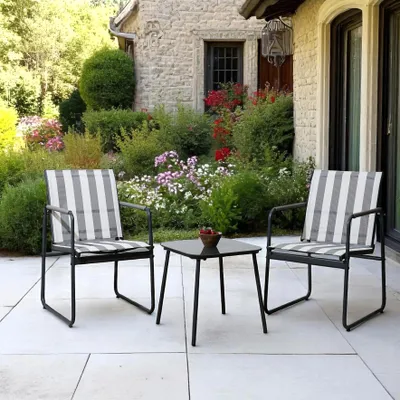 Image de Salon De Jardin Namur 2pcs Gris