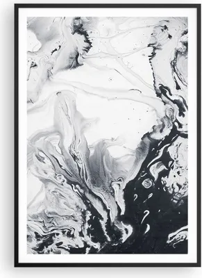 Produktbild von Gerahmtes Poster - Schwarzer Rahmen - Abstraktion modern - 70x100 cm - Wand Bild - Wanddeko - Wandbilder - Kunstposter - Wandposter - Bilderrahmen - Bilder - Kunstdruck - Wandbild - P2BPA70x100-3900