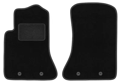 Immagine prodotto di Tappetini anteriori in moquette per Opel Omega B 1994-2003 (berlina/station wagon) – 2 pezzi, neri, su misura – Wielganizator LUX