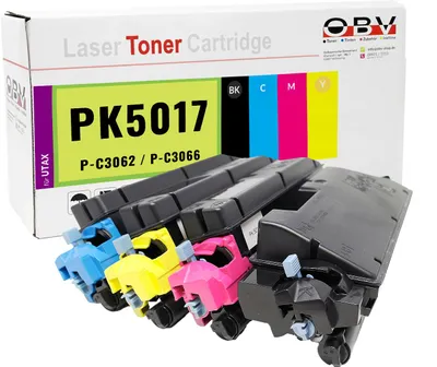 Produktbild von UTAX PK-5017 kompatible Toner 4er Set - Triumph-Adler Utax P-C3062dn P-C3062i P-C3066i MFP