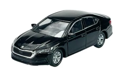 Produktbild von Welly 2019 Skoda Octavia MK4 schwarz 1:34-1:39 Die Cast Metall Modell Neu im Kasten 43806