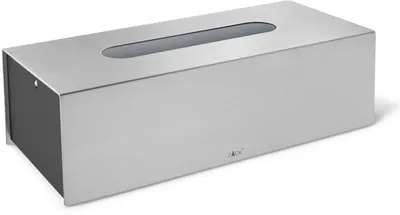 Produktbild von ZACK Puro Tissuebox 25x8x12 cm Edelstahl