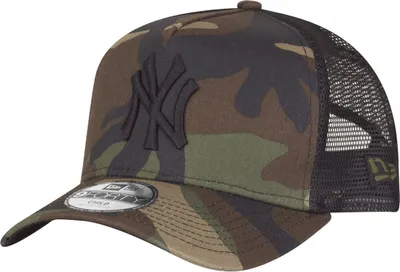 Produktbild von New Era Kinder Trucker Cap New York Yankees wood camo Child