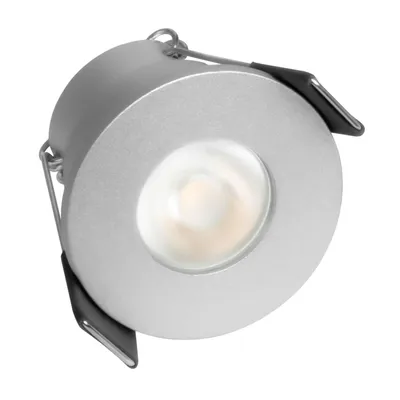 Produktbild von S-Polylight PREMIUM Mini LED- Einbauspots Warmweiss 3.000K, DIMMBAR, IP65, FUNK 3W LED Einbaustrahler Terrassenüberdachung, Terrassenbeleuchtung, Bad, Sauna, LED Spots (SILBER, 1x LED-Spot)