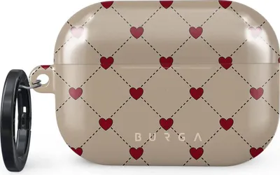 Produktbild von Schutzhülle für AirPods Pro 2, Burga Love Letter, Beige und Rot