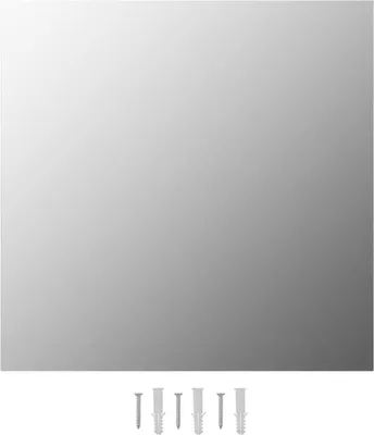 Produktbild von vidaXL Wandspiegel 2 Stk. 50x50 cm Quadratisch Glas