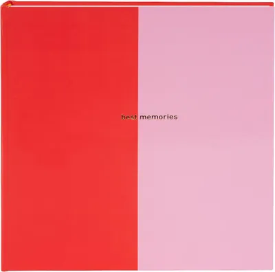 Produktbild von Goldbuch Fotoalbum Coloration rot/pink 30x31 cm 60 Seiten mit Pergamin