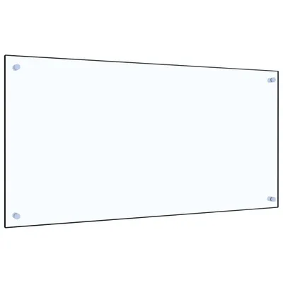 Zdjęcie produktu dla vidaXL Panel kuchenny przezroczysty 100×50 cm szkło hartowane