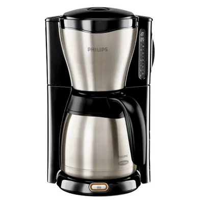 Produktbild von Philips Café Gaia Collection Café Gaia HD7546/20 Filterkaffeemaschine - Thermoskanne - Filterkaffeemaschine - 1,2 l - Gemahlener Kaffee - 1000 W - Schwarz