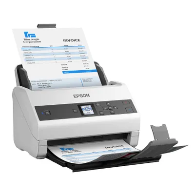 Produktbild von Epson WorkForce DS-970 - Dokumentenscanner - Contact Image Sensor (CIS) - Duplex - A4 - 600 dpi x 600 dpi - bis zu 85 Seiten/Min. (einfarbig) / bis zu 85 Seiten/Min. (Farbe) - automatischer Dokumenteneinzug (100 Blätter) - bis zu 9000 Scanvorgänge/Tag - US