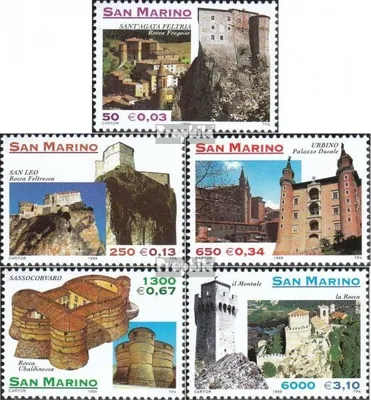 Produktbild von Briefmarken San Marino 1999 Mi 1850-1854 (kompl.Ausg.) postfrisch Festungen
