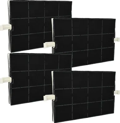 Produktbild von vhbw 4x Aktivkohlefilter Ersatz für Neff 351210 für Dunstabzugshaube - 36,7 x 20,0 x 2,4 cm