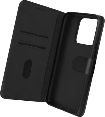 Produktbild von Avizar, Etui Kunstleder mit Standfunktion für Xiaomi Redmi 10A, Schwarz