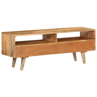 Image de Armoire TV 110x30x41 cm en bois massif de manguier