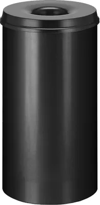 Obrázok produktu pre V-Part - Feuerlöschender Papierkorb 50 Liter - Steel   - Schwarz