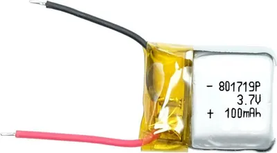 Produktbild von Akku 3,7V / 100mAh / Li-Po / ohne Stecker / Amewi Firestorm, X12 Anki Overdrive x52