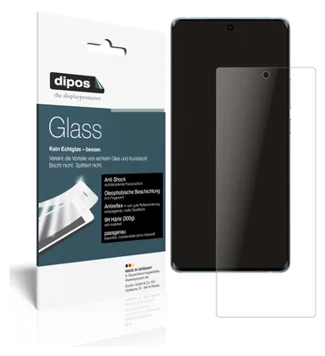 Produktbild von 1x Schutzfolie für Vivo X60 Pro matt - Anti-Shock 9H Folie dipos Glass Kunststoffglas