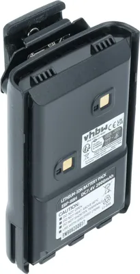 Produktbild von vhbw Akku kompatibel mit Alinco DJ-W500, DJ-W100 Funkgerät, Walkie Talkie (2000 mAh, 7,4 V, Li-Ion) + Gürtelclip