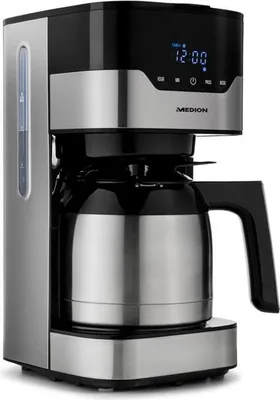 Produktbild von Filterkaffeemaschine programmierbar MEDION MD 18458, Thermoskanne, 1.2 L, 900W