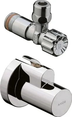 Immagine prodotto di hansgrohe AXOR, robinet équerre, avec poussoir, raccord à pincer, 51307300, 51307300