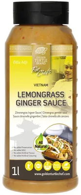 Zdjęcie produktu dla Golden Turtle For Chefs sos z trawy cytrynowej i imbiru 1000ml