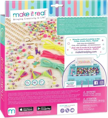 Produktbild von Make it Real Neo Brite, Armbänder-Bastelset für Kinder, 8 Jahr(e), Mehrfarbig