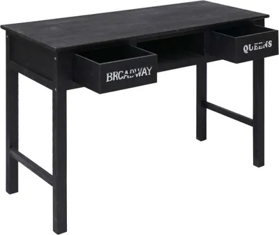 Immagine prodotto di Tavolo Consolle Nero 110x45x76 cm in Legno