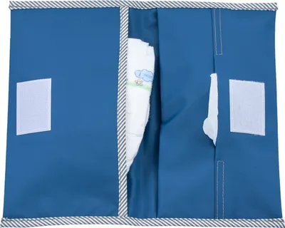Produktbild von KipKep Napper Windeletui Denim Blue