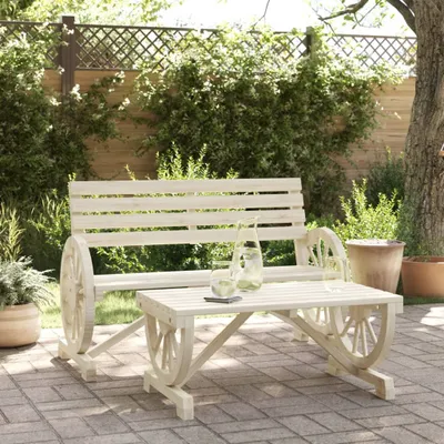 Produktbild von CLORIS 2-tlg. Garten-Lounge-Set Massivholz Tanne 2024