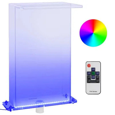 Produktbild von vidaXL Wasserfall-Element mit RGB-LEDs Acryl 51 cm