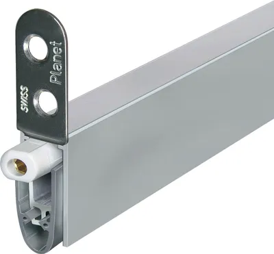 Immagine prodotto di Guarnizione inferiore per porte Planet KT-RD-FH, guarnizione automatica per porte a battente lunghezza 460 mm alluminio naturale