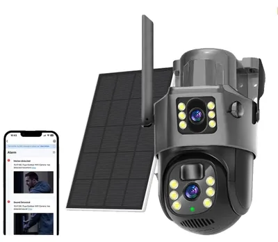 Obrázok produktu pre Solárna kamera, duálny objektív, 4G pripojenie, EseeCloud 4G Solar