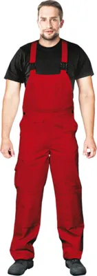 Produktbild von Arbeitslatzhose rot (BISTER) 48