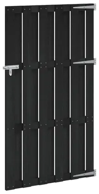 Produktbild von vidaXL Gartentor 100 x 180 cm WPC und Aluminium Schwarz