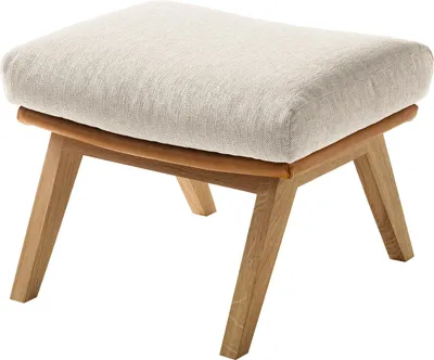 Produktbild von home24 Hocker mit Holzfüßen