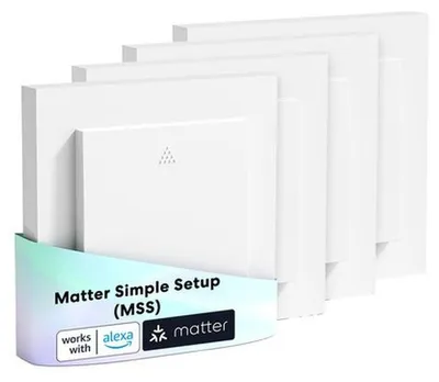 Obrázek produktu pro MEROSS MRS105MA-EU Inteligentní Wi-Fi spínač pro žaluzie (Matter) (balení 4 kusů)