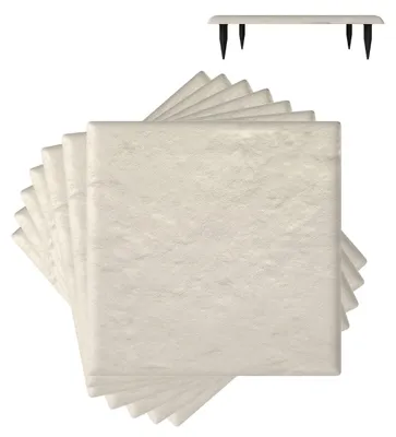 Produktbild von Gartentrittsteine-Set, 8-teilig, 39,5 cm, Beige