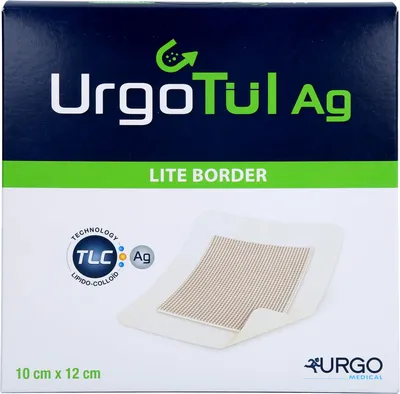 Obrázek produktu pro Urgotül Ag Lite Border 10x12 cm obvaz 10 ks