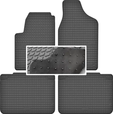 Produktbild von Auto Fußmatten Gummimatten Gummi Fußmatten Satz für Ford Galaxy MK1 (5 personen)