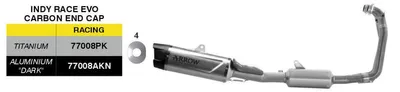 Obrázok produktu pre Kompletný výfukový systém ARROW Racing Indy Race EVO z titánu pre Aprilia RS 660