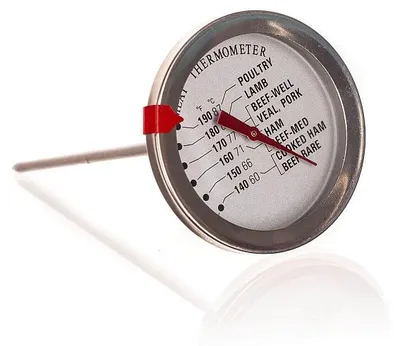 Produktbild von GLÜCKLICHES GRÜN Thermometer in Fleisch