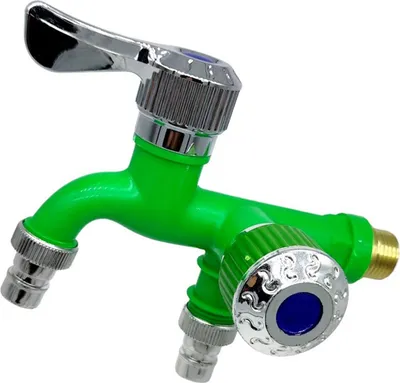 Immagine prodotto di Rubinetto della lavatrice 1 in 2 fuori doppio interruttore 1/2in filettatura rubinetto multifunzionale per il bagno balcone