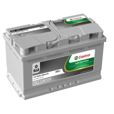 Produktbild von Castrol 12V 80Ah AGM Autobatterie 800A Start Stop wartungsfrei Starterbatterie