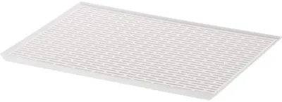 Produktbild von Küchenabtropfschale mit Ablage und Abflussmatte aus ABS-Kunststoff